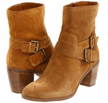 Anne Klein Natural Cow Suede Boots