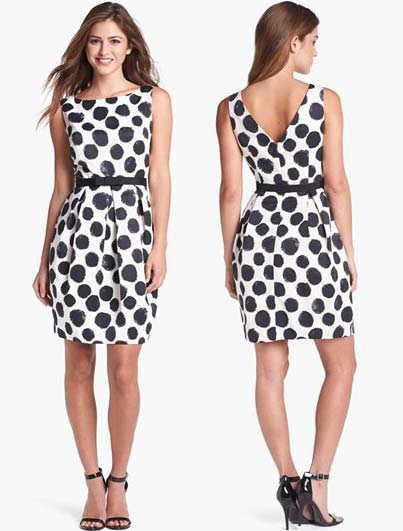 Dot Print Dress