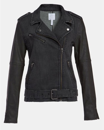 Leith Denim Biker Jacket