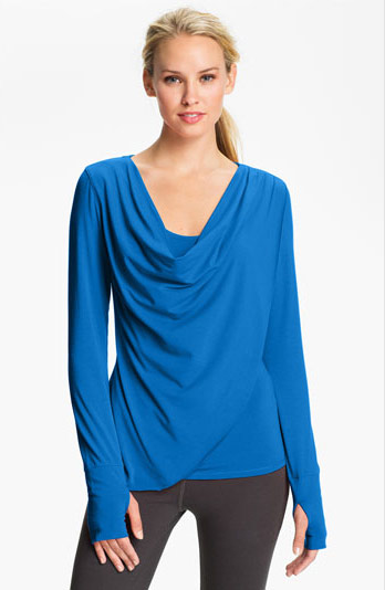 Draped Neckline Top